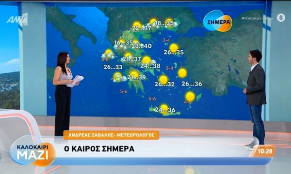 Καιρός – Καλοκαίρι Μαζί – 26/08/2026