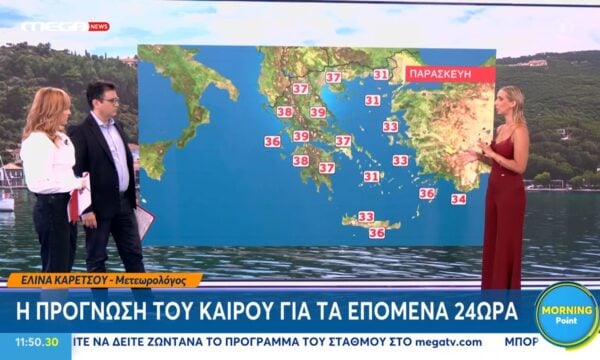 Καιρός: Υψηλές θερμοκρασίες στα δυτικά και κεντρικά της χώρας