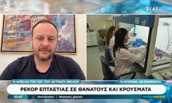 Καθ. επιδημιολογίας: «Καλή ευκαιρία ο καύσωνας για να μειώσουμε τον πληθυσμό των κουνουπιών»