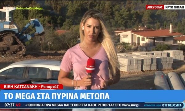 Κρύο Πηγάδι: Καλύτερη η εικόνα από το μέτωπο της φωτιάς – Κρίσιμος παράγοντας ο άνεμος