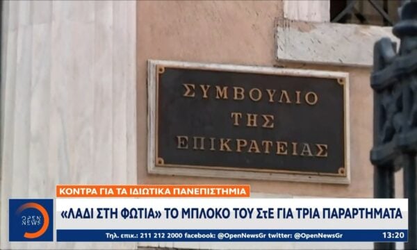 «Λάδι στην φωτιά» το μπλόκο του ΣτΕ για τρία παραρτήματα Πανεπιστημίων