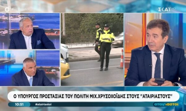 Μ. Χρυσοχοΐδης: «Σε μία βδομάδα έγιναν στην Αττική 26.000 αλκοτέστ»