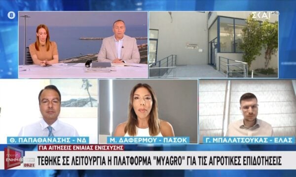 Μ. Δαφέρμου: Το χρονοδιάγραμμα της ΝΔ για τις αγροτικές επιδοτήσεις είναι κρατική ολιγωρία