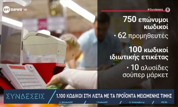 Μειώσεις τιμών από 31 Αυγούστου