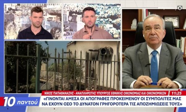 Νίκος Παπαθανάσης: «Έχουμε τρέξει το μεγαλύτερο πρόγραμμα πολιτικής προστασίας»