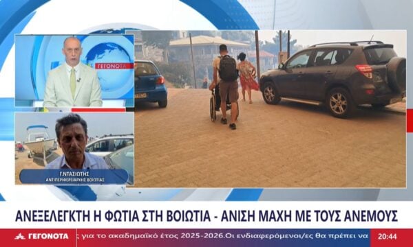 Ο αντιπεριφερειάρχης Π.Ε. Βοιωτίας Γιώργος Ντασιώτης στο Star
