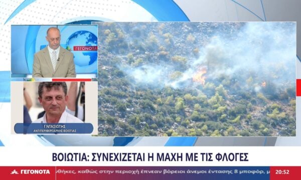 Ο αντιπεριφερειάρχης ΠΕ Βοιωτίας Γιώργος Ντασιώτης στο Star