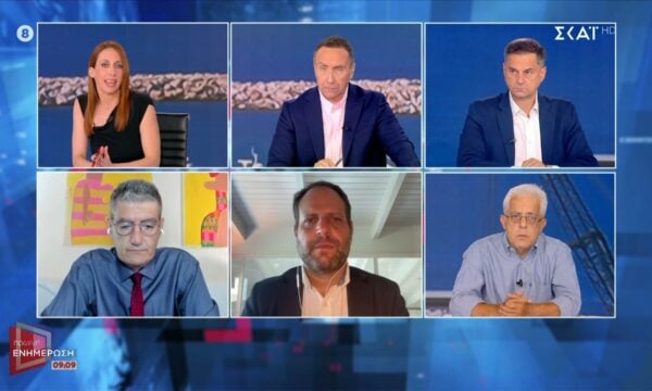 Ο Χάρης Θεοχάρης, ο Χρήστος Γιαννούλης, ο Δημήτρης Οικονόμου, & ο Νίκος Σοφιανός, στην «Πρωινή Ενημέρωση»