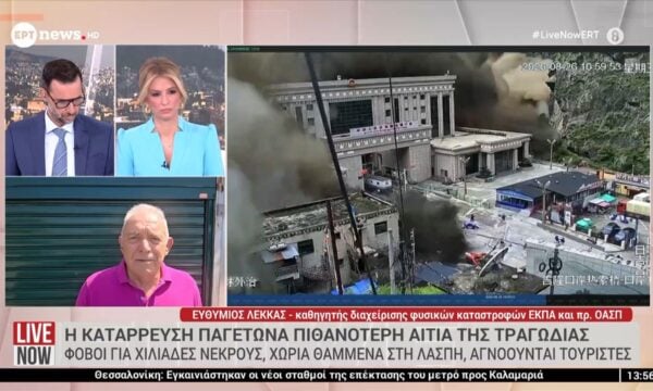 Ο Ευθύμιος Λέκκας στο «Live Now»