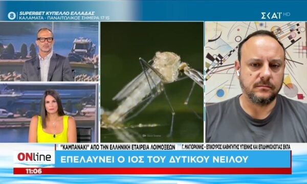 Ο Γκίκας Μαγιορκίνης για τον ιό δυτικού Νείλου
