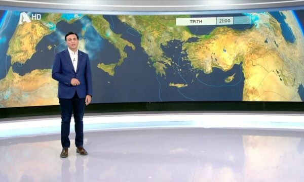 O καιρός την Τρίτη (04/08)