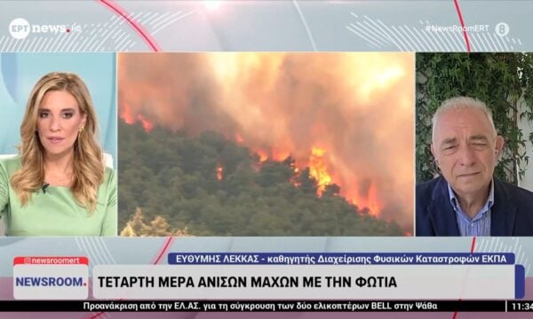 Ο πρόεδρος ΟΑΣΠ Ευθύμης Λέκκας στο ΕΡΤnews