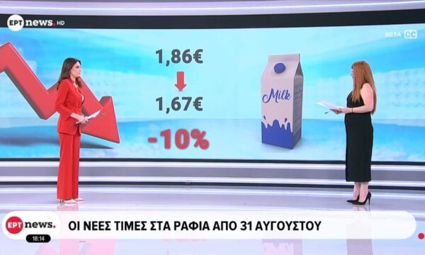 Οι νέες τιμές στα ράφια από 31 Αυγούστου