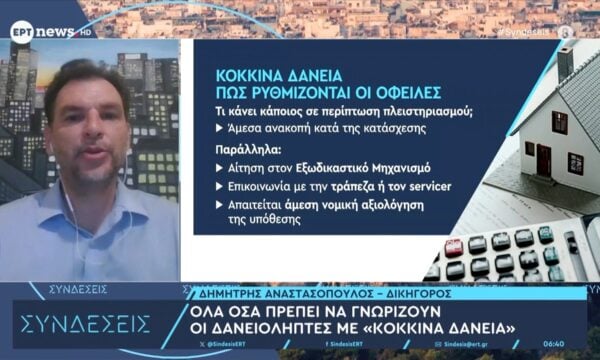 Όλα όσα πρέπει να γνωρίζουν οι δανειολήπτες με «κόκκινα δάνεια»