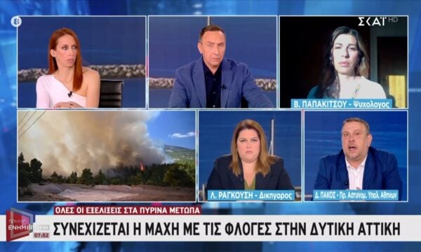 Όλες οι εξελίξεις στα πύρινα μέτωπα