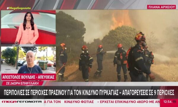 Περιπολίες σε περιοχές πρασίνου για τον κίνδυνο πυρκαγιάς