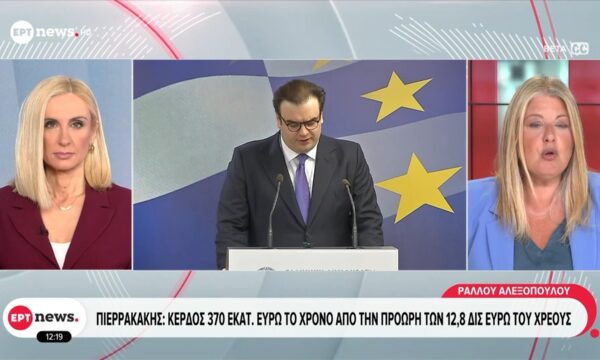 Πιερρακάκης: Η μείωση χρέους και τόκων αυξάνει το δημοσιονομικό χώρο για στήριξη των πολιτών