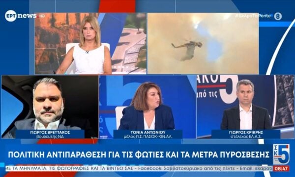 Πολιτική αντιπαράθεση για τις φωτιές και τα μέτρα πυρόσβεσης