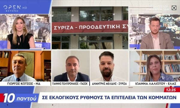 Πολιτική αντιπαράθεση Κώτσου, Πολυχρονάκη, Μελίδη και Λαλιώτου