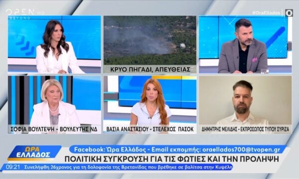 Πολιτική αντιπαράθεση Βούλτεψη,Αναστασίου και Μελίδης