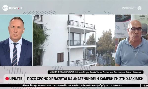Πόσο χρόνο χρειάζεται να αναγεννηθεί η καμένη γη στη Χαλκιδική