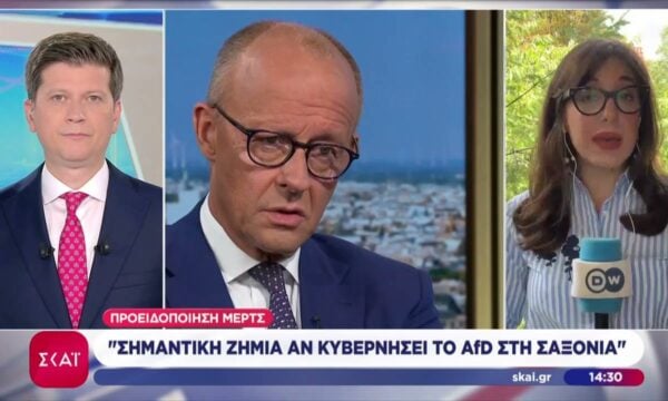 Προειδοποίηση Μερτς για το ενδεχόμενο το AfD να κερδίσει στην Σαξονία και «πυρά» κατά της Μέρκελ