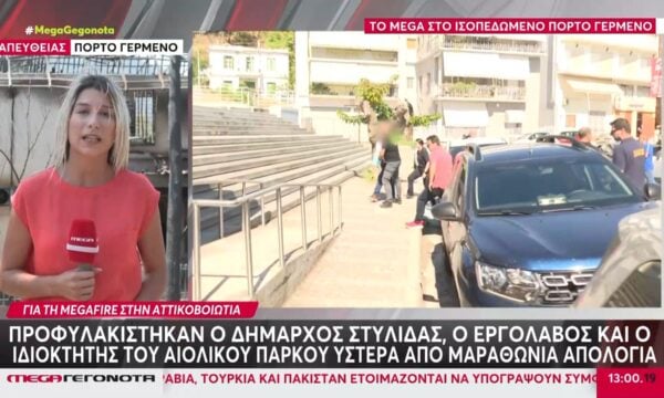 Προφυλακίστηκαν ο δήμαρχος Στυλίδας, ο εργολάβος και ο ιδιοκτήτης του αιολικού πάρκου ύστερα από μαραθώνια απολογία