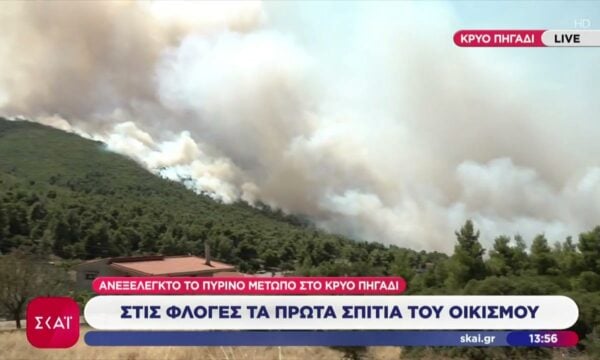 Πύρινα μέτωπα: Μάχη με τις φλόγες σε Μέγαρα, Βίλια, Πόρτο Γερμενό και Κεφαλονιά