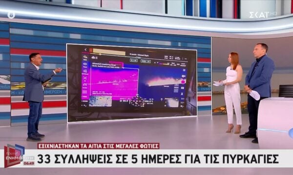 Πυρκαγιές: 33 συλλήψεις σε 5 ημέρες – Εξιχνιάστηκαν τα αίτια στις μεγάλες φωτιές