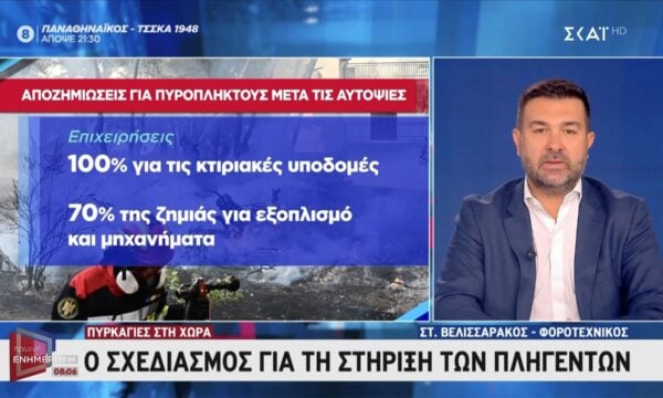 Πυρκαγιές στη χώρα: Ο σχεδιασμός για τη στήριξη των πληγέντων