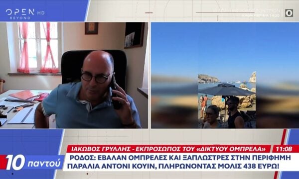 Ρόδος: «Λουκέτο» σε 4 παράνομα beach bars στην Τσαμπίκα