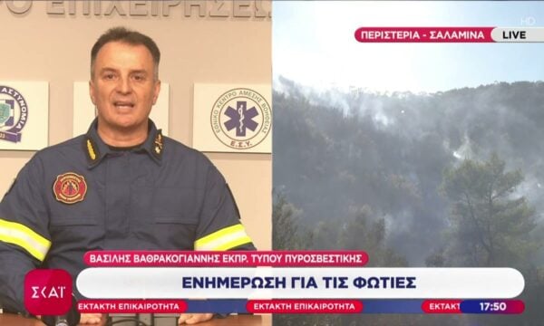 Σαλαμίνα: Η επίσημη ενημέρωση από την Πυροσβεστική για τις φωτιές – Τι λέει ο Δήμαρχος για την τρέχουσα εικόνα
