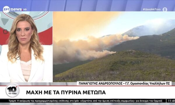 Σε πύρινο κλοιό η Δυτική Αττική – ΓΓ Ομοσπονδίας Υπαλλήλων ΠΣ, Παναγιώτης Ανδρεόπουλος