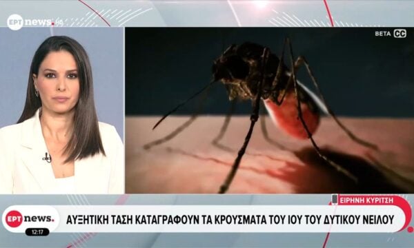 Στα 232 τα κρούσματα του ιού του Δυτικού Νείλου – 19 ασθενείς κατέληξαν