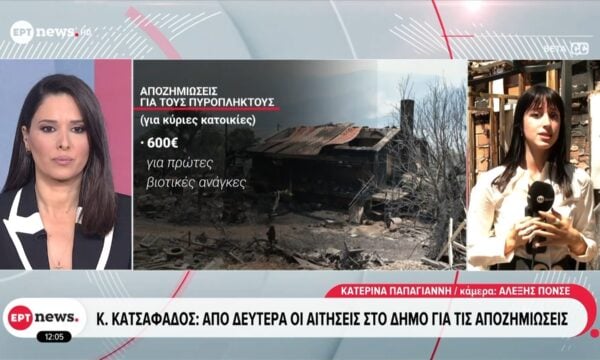 Στάχτη και αποκαΐδια άφησε πίσω της η φωτιά στο Πόρτο Γερμενό