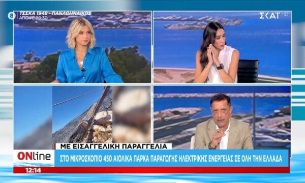 Στο «μικροσκόπιο» των Αρχών 450 αιολικά πάρκα μετά από εισαγγελική παρέμβαση