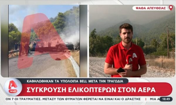Σύγκρουση ελικοπτέρων – Καθηλώθηκαν τα υπόλοιπα Bell μετά την τραγωδία
