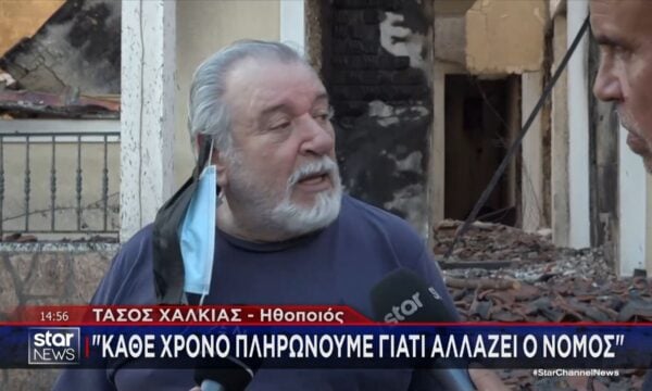 Τ. Χαλκιάς: «Κάθε χρόνο πληρώνουμε γιατί αλλάζει ο νόμος»