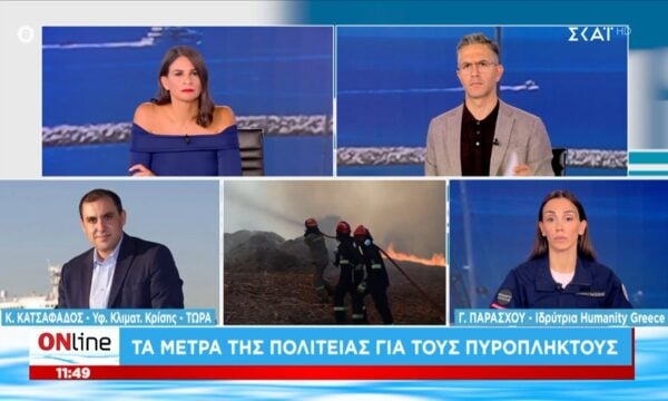 Τα μέτρα της πολιτείας για τους πυρόπληκτους