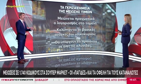 Τα… “ψιλά” γράμματα στην συμφωνία κυριών για την μείωση των τιμών στο ράφι