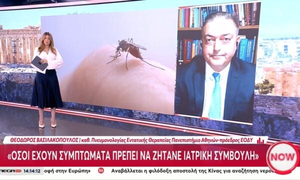 Θ. Βασιλακόπουλος για ιό Δυτικού Νείλου: «Όσοι έχουν συμοτώματα πρέπει να  ζητάνε ιατρική συμβουλή»