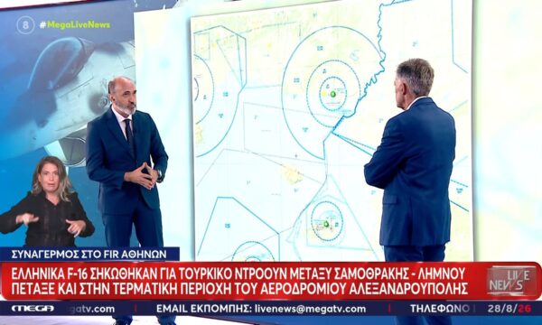 Τουρκική προκλητικότητα: Ζητήθηκε από πιλότο της πολιτικής αεροπορείας να πετάξει σε διαφορετικό ύψος για να αποφύγει drone