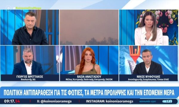 Β. Αναστασίου: «Στη ΝΔ μάλλον ανακάλυψαν τώρα την κλιματική κρίση»