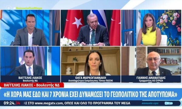 Β. Λιάκος: «Η χώρα μας εδώ και 7 χρόνια έχει δυναμώσει το γεωπολιτικό της αποτύπωμα»