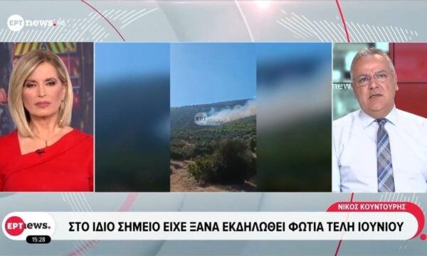 Βίντεο ντοκουμέντο από το σημείο μηδέν όπου ξέσπασε η φωτιά στη Βοιωτία