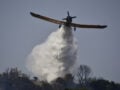 Φωτιά στο Μεσολόγγι: Αναγκαστική προσθαλάσσωση για πυροσβεστικό αεροσκάφος στον Αστακό – Σώος ο πιλότος