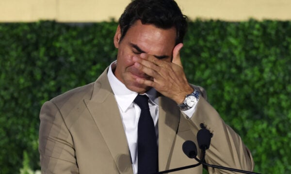 Ο Ρότζερ Φέντερερ δάκρυσε στην τελετή εισόδου του στο Hall of Fame του τένις