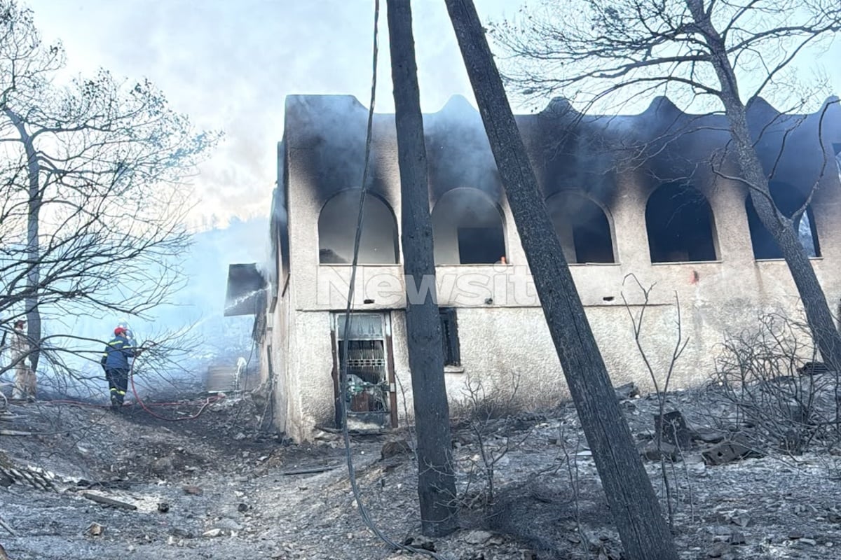 Φωτιά στη Σαλαμίνα: «Μας πήρανε τηλέφωνο και μας είπαν ελάτε γρήγορα καίγονται», λέει συγγενής του ζευγαριού που έχασε τη ζωή του