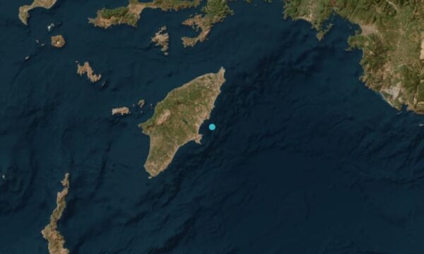 Σεισμός 3,8 Ρίχτερ στον Αρχάγγελο Ρόδου
