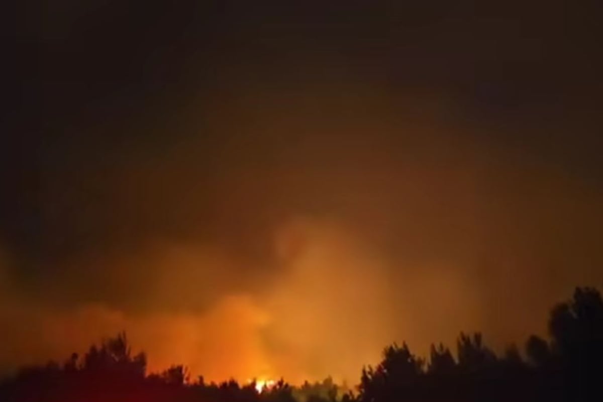 Φωτιά στη Σκύρο: Ολονύχτια μάχη με τις φλόγες και τους ισχυρούς ανέμους, ενισχύθηκαν οι δυνάμεις